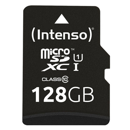 Micro-SD-Speicherkarte mit Adapter INTENSO 34234 UHS-I XC Premium Schwarz