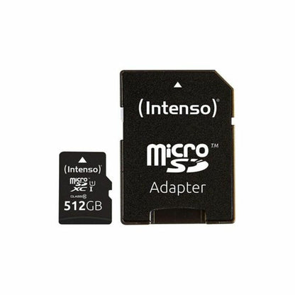 Micro-SD-Speicherkarte mit Adapter INTENSO 3423493 512 GB 45 MB/s