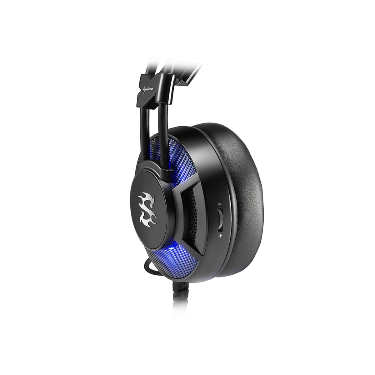 Headsets mit Mikrofon Sharkoon SKILLER SGH2 Schwarz Blau