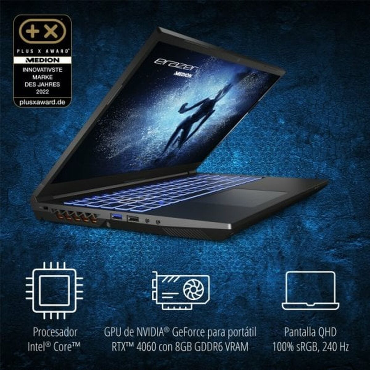 Medion Erazer Deputy P50 Laptop Intel Core i7-13700HX 16 GB RAM 1 TB SSD