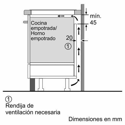 Placa de Inducción Balay 3EB965LU 60 cm 2600 W