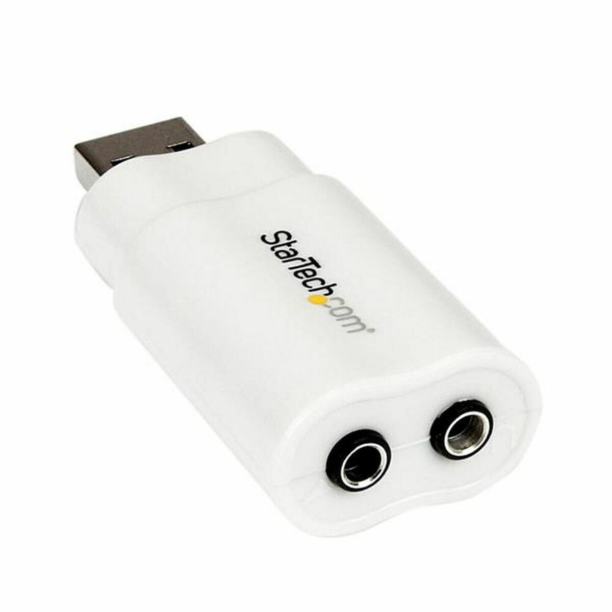 Startech ICUSBAUDIO Externe USB-Soundkarte weiß