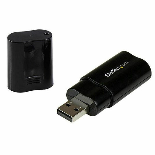 Startech ICUSBAUDIOB Externe USB-Soundkarte Schwarz