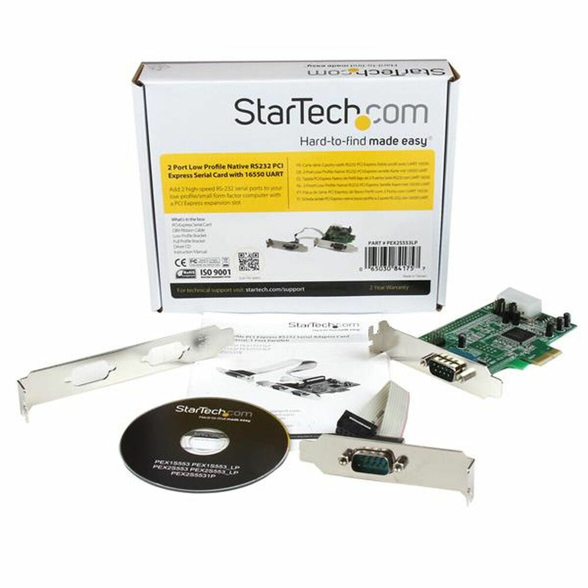 Carte PCI Startech PEX2S553LP