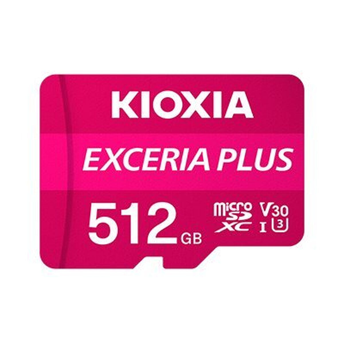 Micro-SD-Speicherkarte mit Adapter Kioxia PLUS UHS-I C10 R98 512 GB