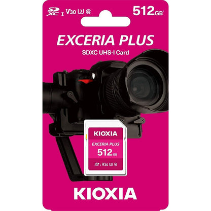 Micro-SD-Speicherkarte mit Adapter Kioxia PLUS UHS-I C10 R98 512 GB