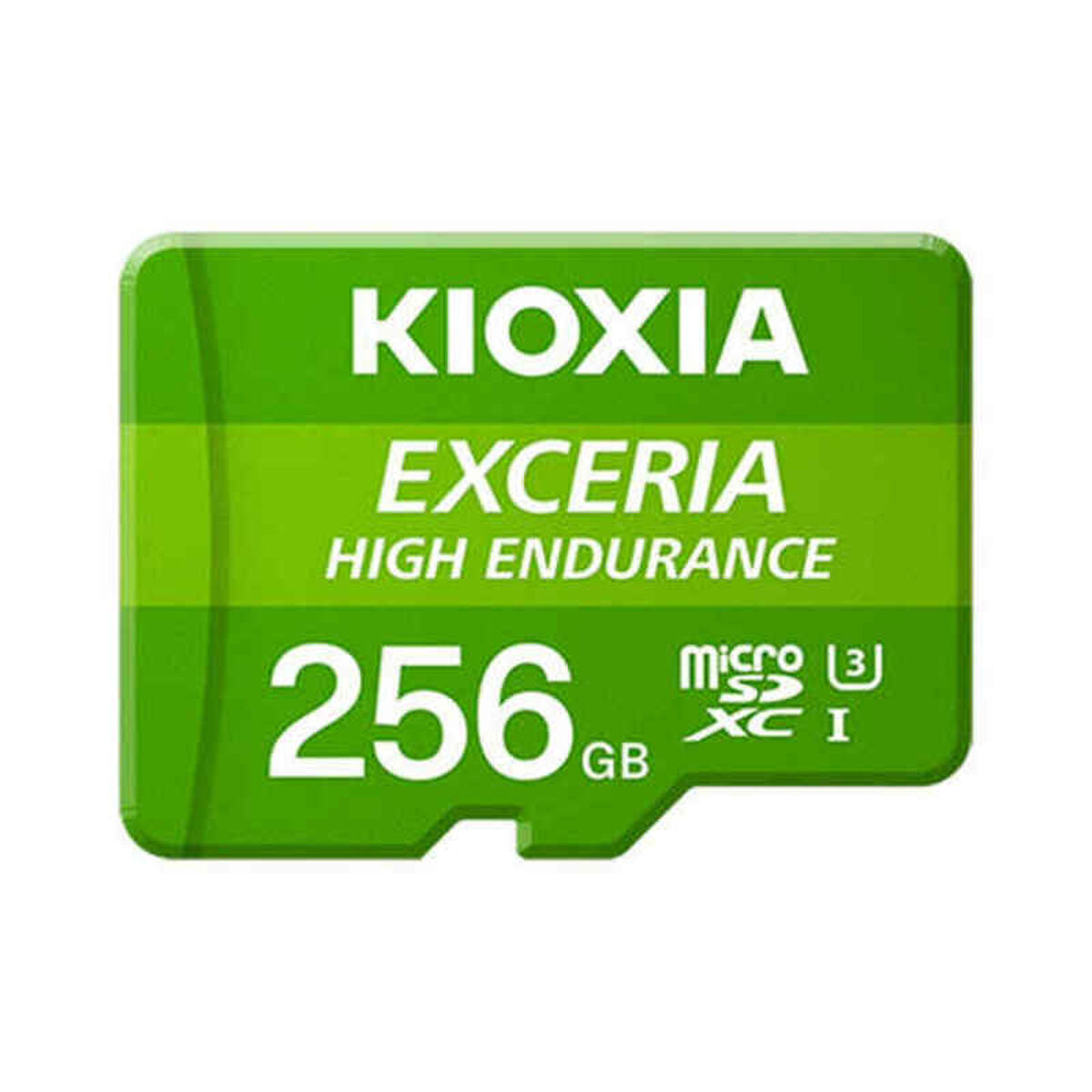 Micro-SD-Speicherkarte mit Adapter Kioxia Exceria High Endurance Course 10 UHS-I U3 Grün