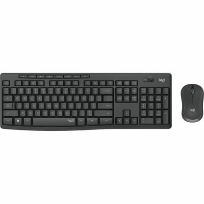 Logitech 920-009870 Kabellose Tastatur und Maus, kabellos, Schwarz, Portugiesisch, Graphitgrau