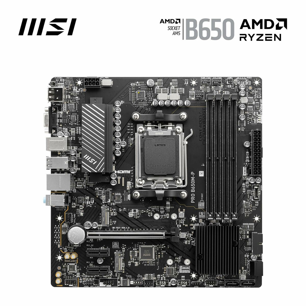 MSI 911-7E27-001 AMD B650 AMD AM5 Motherboard