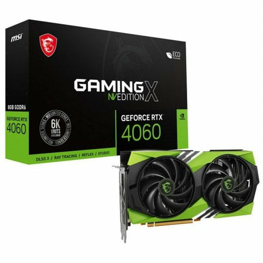 Carte Graphique MSI RTX 4060 Gaming X NV Edition 8G 8 GB GDDR6