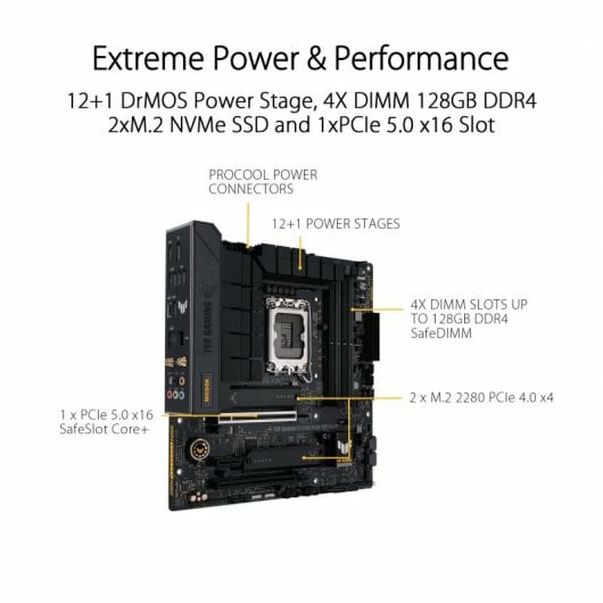 Asus Intel Motherboard Intel B760 LGA 1700