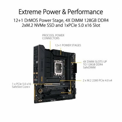 Carte Mère Asus Intel Intel B760 LGA 1700