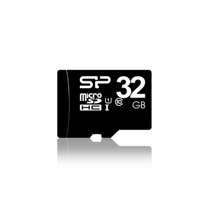 Micro SD Memory Card with Adaptor Silicon Power SP032GBSTH010V10SP SDHC 32 GB