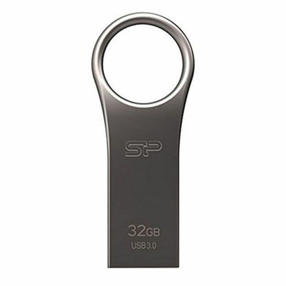 Memoria USB Silicon Power SP032GBUF3J80V1T 32 GB Titanio Plata 32 GB