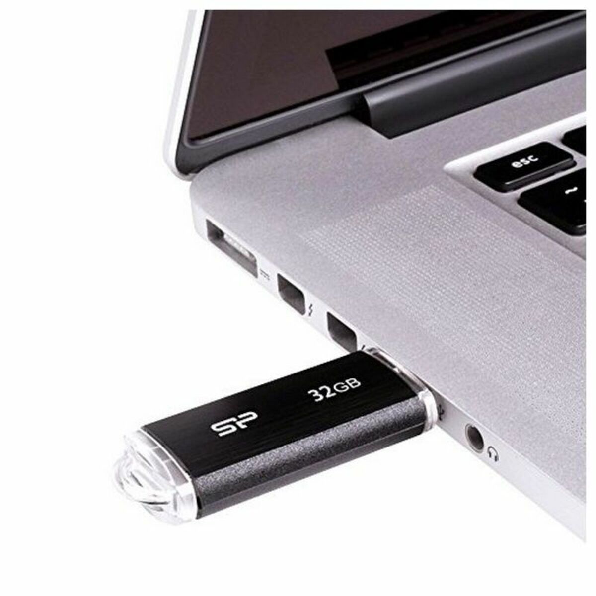USB stick Silicon Power SP032GBUF2U02V1K 32 GB USB 2.0 Black 32 GB