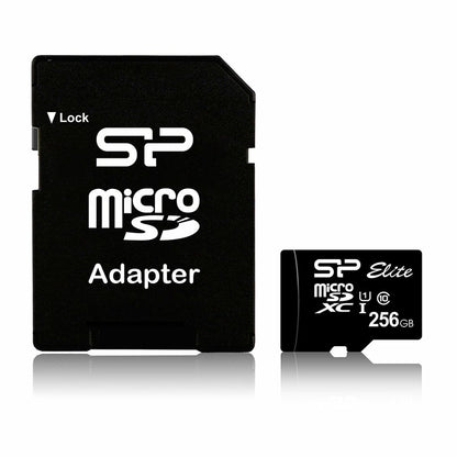 Carte Mémoire Micro SD avec Adaptateur Silicon Power SP256GBSTXBU1V10SP 256 GB