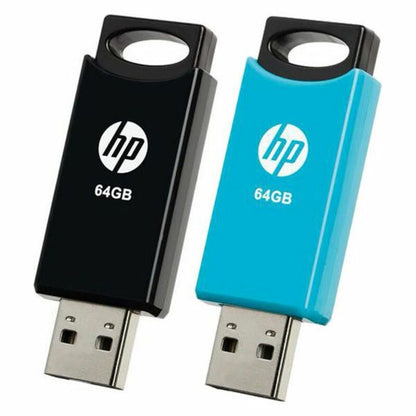 HP 212 USB 2.0 Blau/Schwarz USB-Stick (2 Stück)