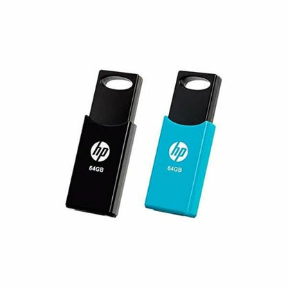 HP 212 USB 2.0 Blau/Schwarz USB-Stick (2 Stück)