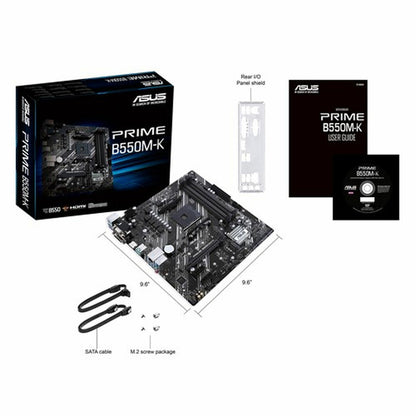 Placa Base Asus PRIME B550M-K mATX AM4 AMD B550 AMD AMD AM4