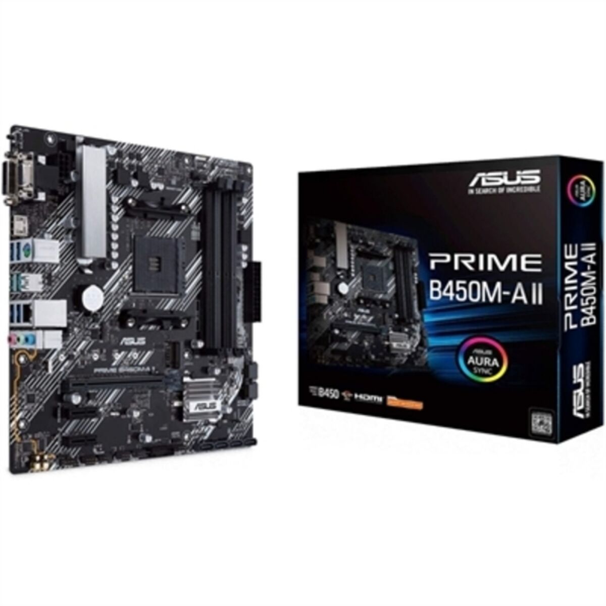 Asus PRIME B450M-A II Motherboard mATX DDR4 AM4 AMD B450 AMD AMD AM4