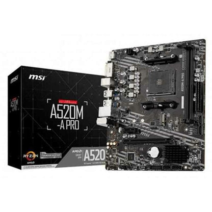 MSI 7C96-001R mATX DDR4 AM4 AMD® A520 AMD AMD AM4 Motherboard