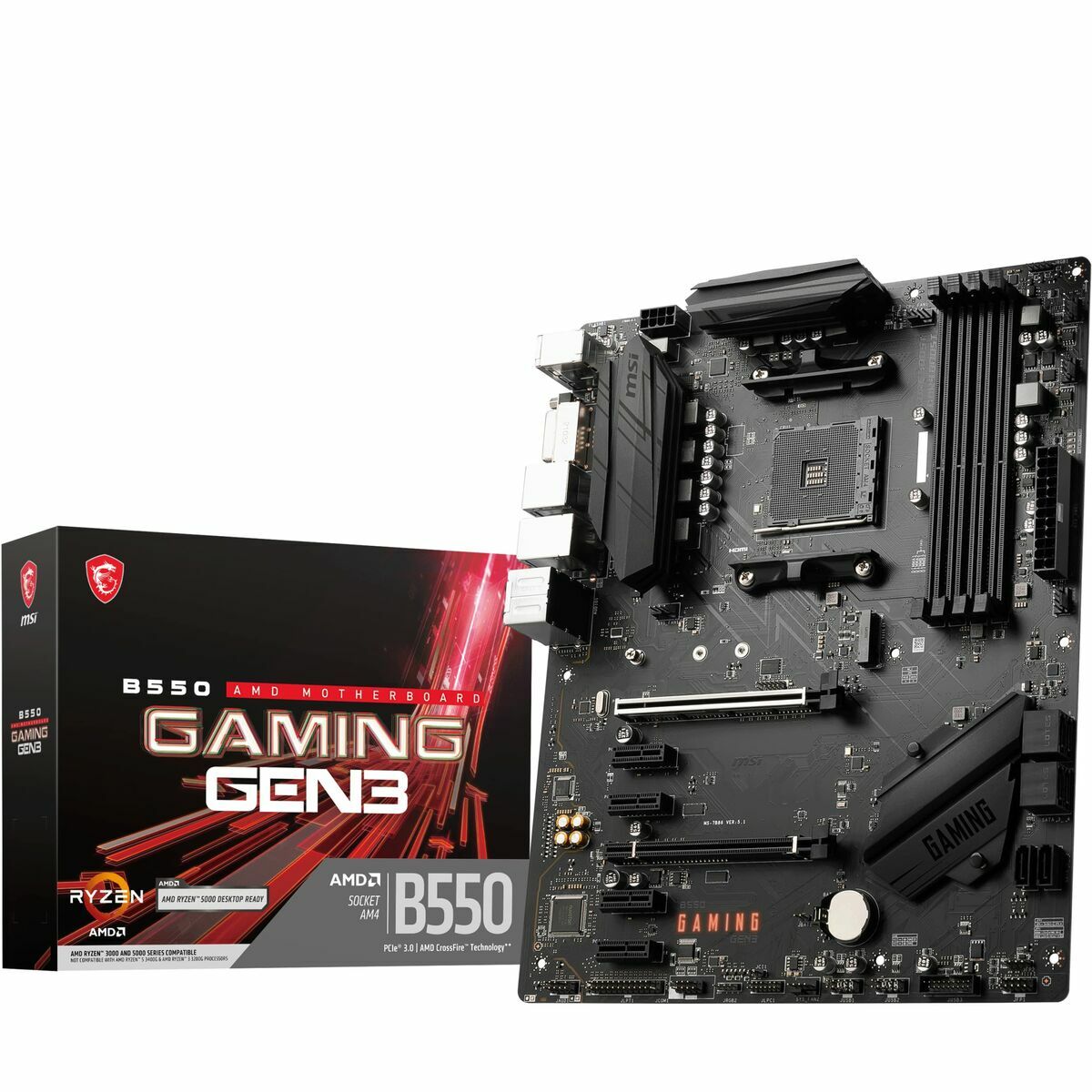 Placa Base MSI B550 GAMING GEN3 AMD B550 AMD AMD AM4
