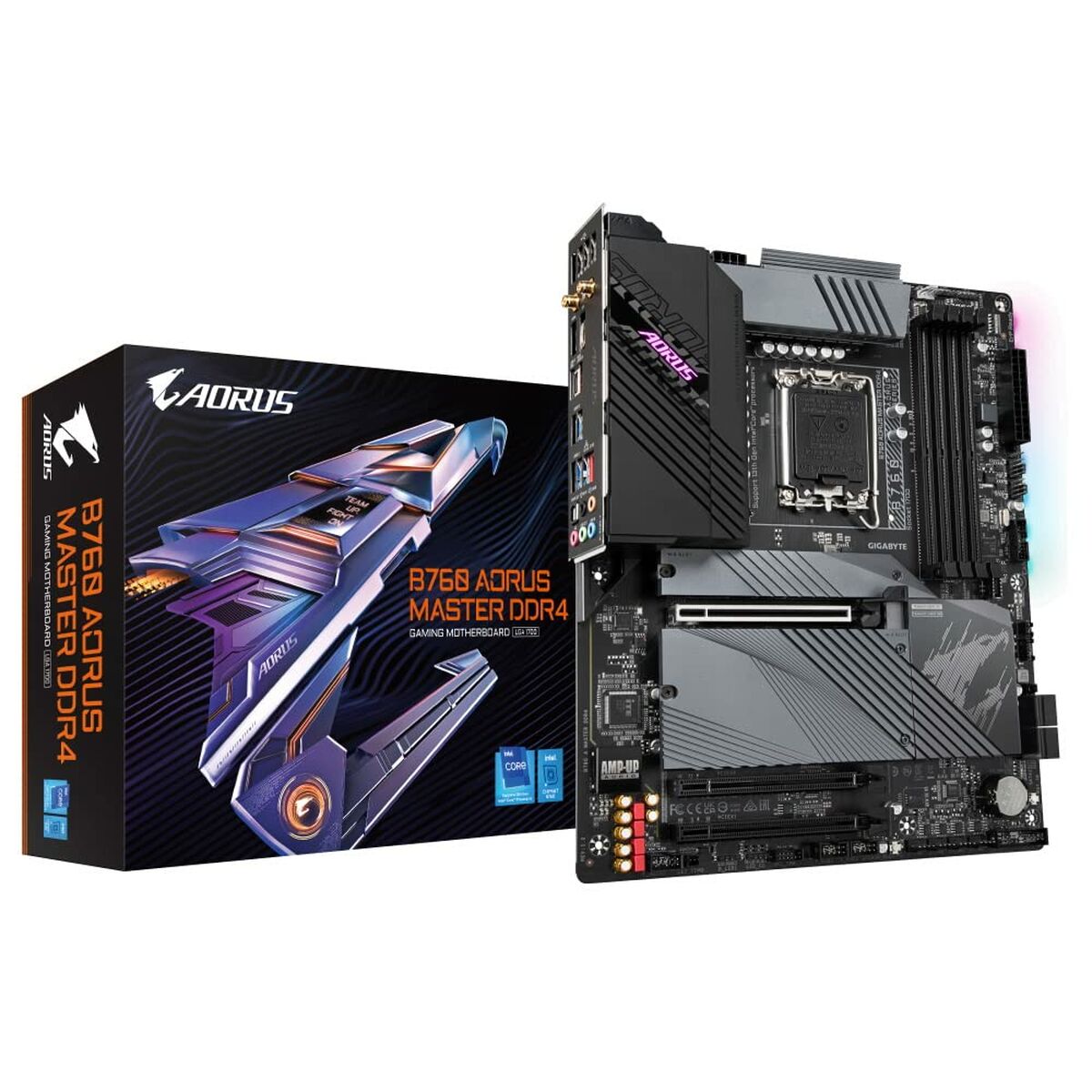 Placa Base Gigabyte B760 AORUS MASTER DDR4 (rev. 1.0) LGA 1700 Intel