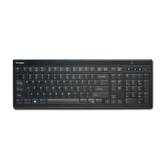 Kensington K72344ES Spanische QWERTY-Tastatur, Schwarz, Mehrfarbig, Spanisches QWERTY