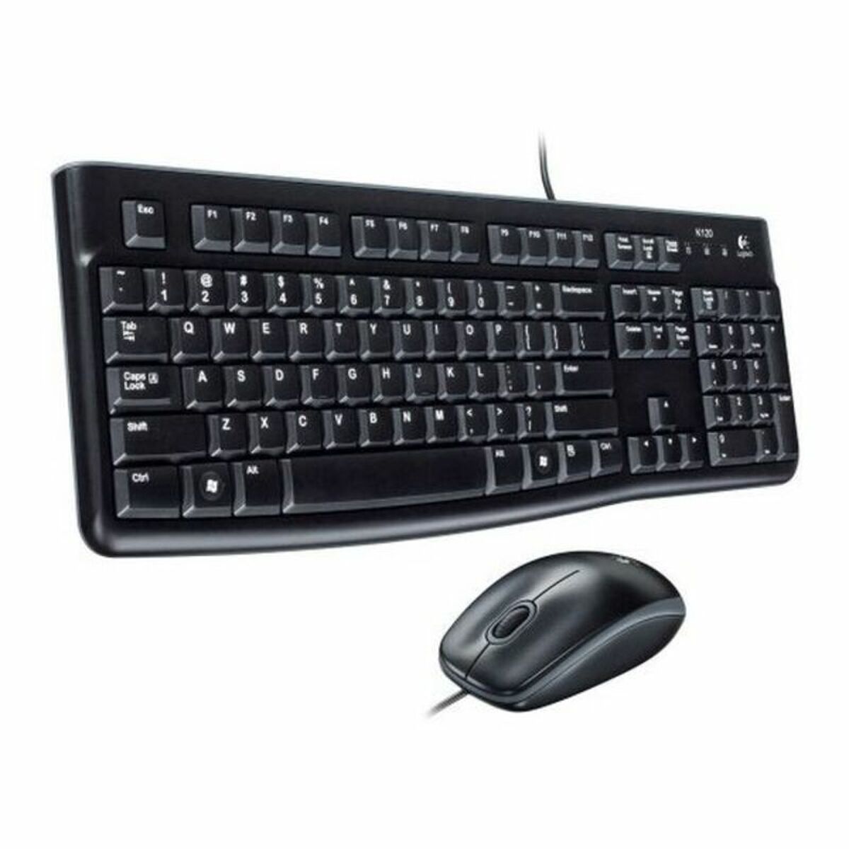 Teclado y Ratón Óptico Logitech 920-002550 USB Negro Español Qwerty Español