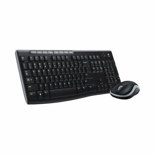 Logitech 920-004513 2,4 GHz schwarze kabellose optische Tastatur und Maus