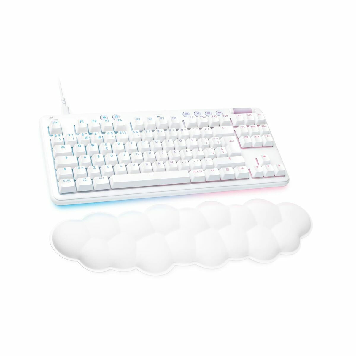 Keyboard Logitech G713 White Spanish Qwerty