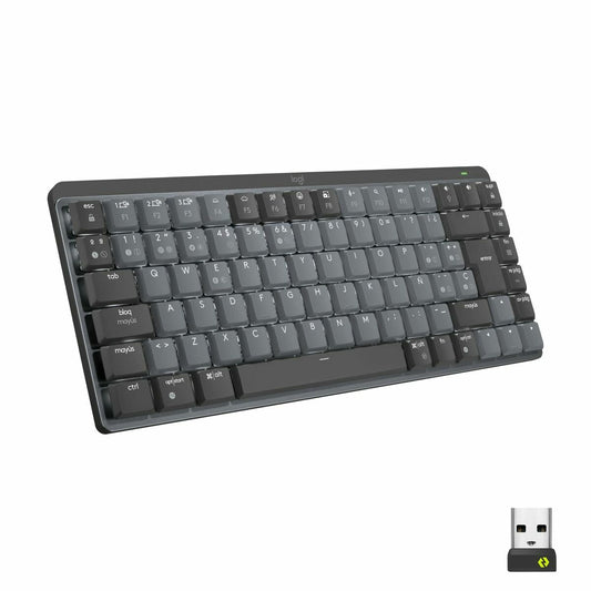 Teclado Bluetooth Logitech 920-010780 Inglés EEUU Negro Gris QWERTY Qwerty US International