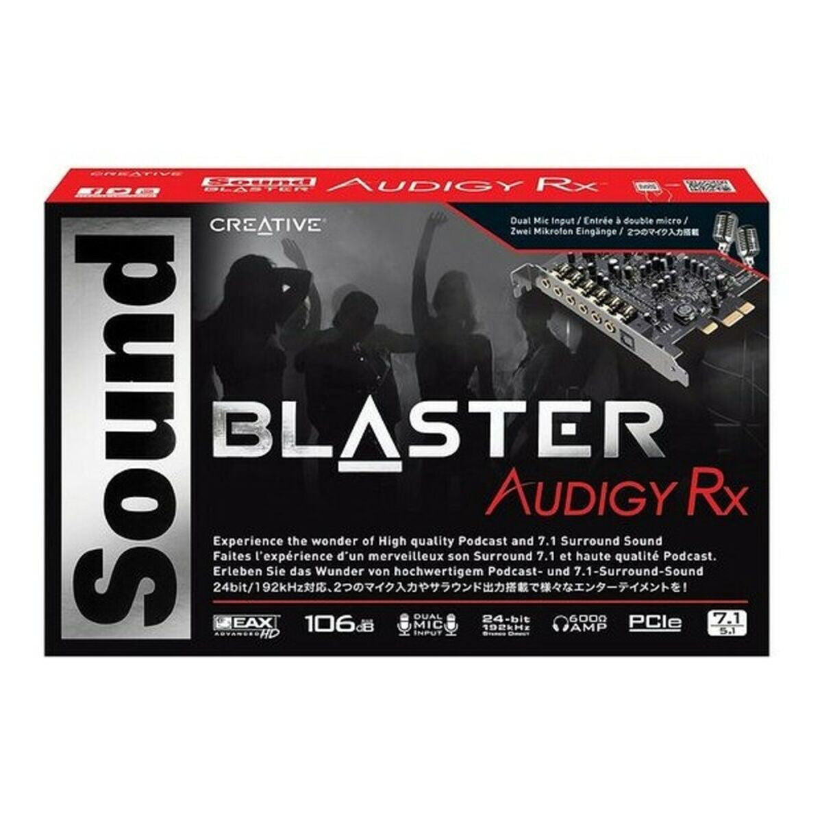 Tarjeta de Sonido Interna Creative Technology Sound Blaster Audigy Rx