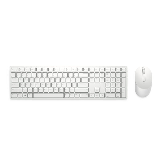 Tastatur Dell KM5221W-WH-SPN Weiß Schwarz Spanisch Qwerty
