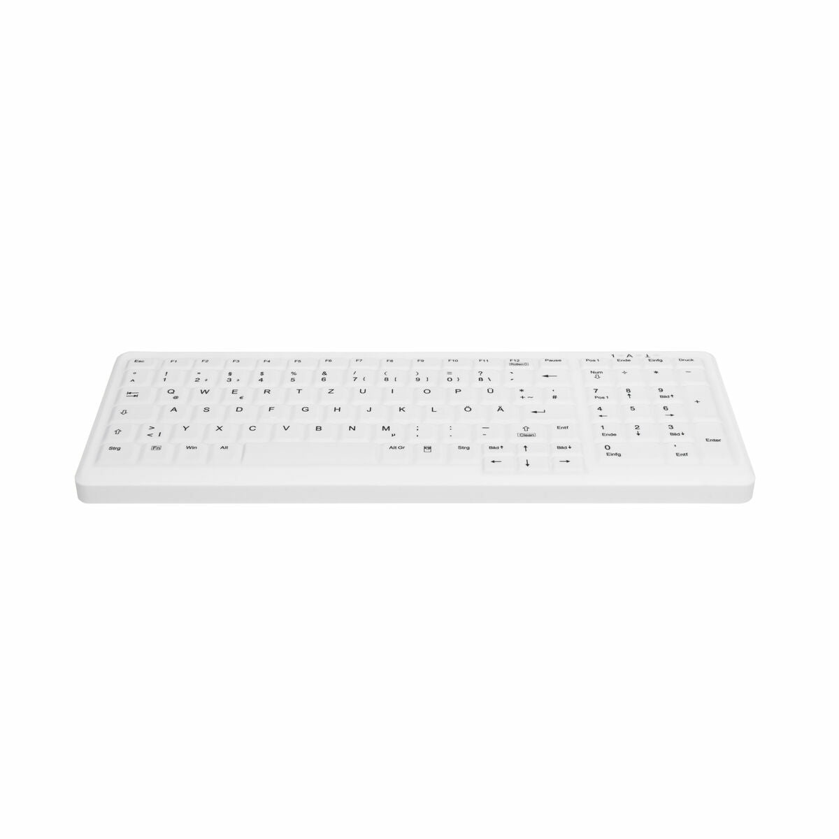 Cherry AK-C7000 Weiße deutsche QWERTZ-Tastatur (Restauriert B)