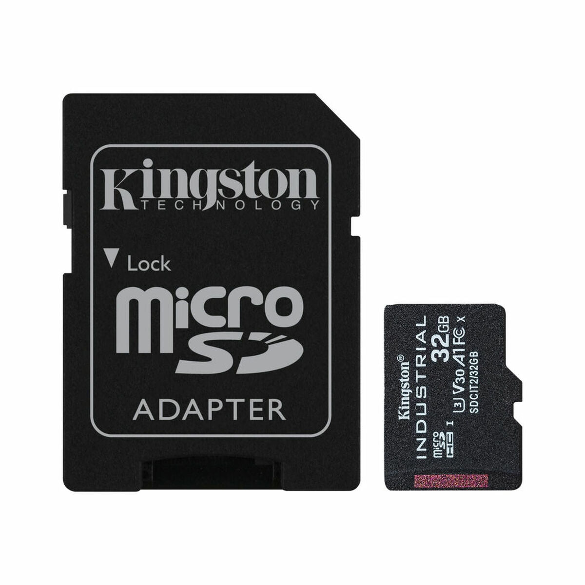 Micro-SD-Speicherkarte mit Kingston SDCIT2/32GB-Adapter