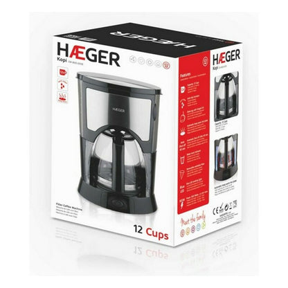Haeger CM-800.001B 800W Filterkaffeemaschine Schwarz 800 W 550 W