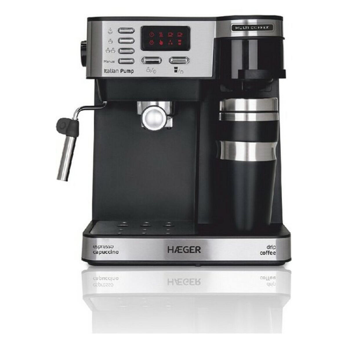 Cafetera Express de Brazo Haeger CM-145.008A Multicolor 1,2 L