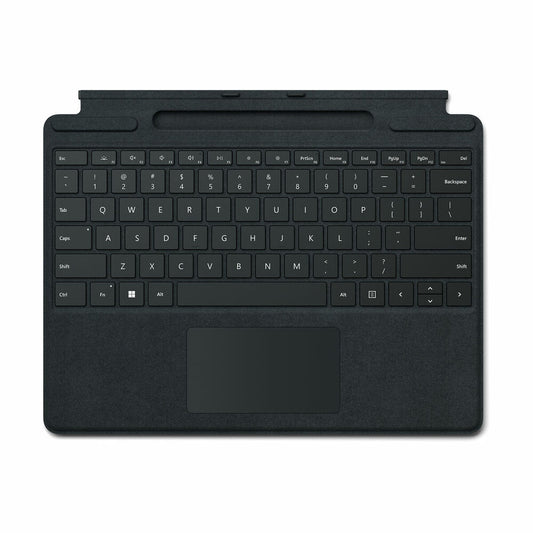 Keyboard with Touchpad Surface Pro 8/Pro X Microsoft 8XB-00012 Spanish Black Spanish Qwerty QWERTY