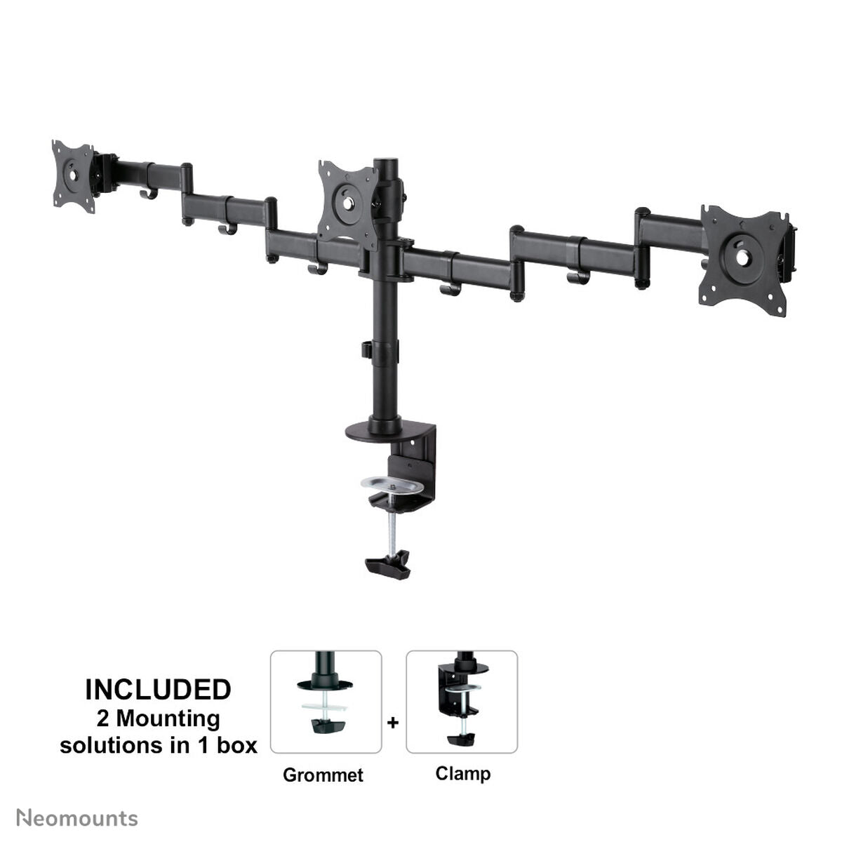 Neomounts NM-D135D3BLACK Monitor-Tischhalterung