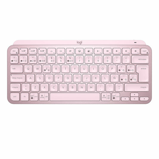 Keyboard Logitech 920-010813 Pink Spanish Qwerty