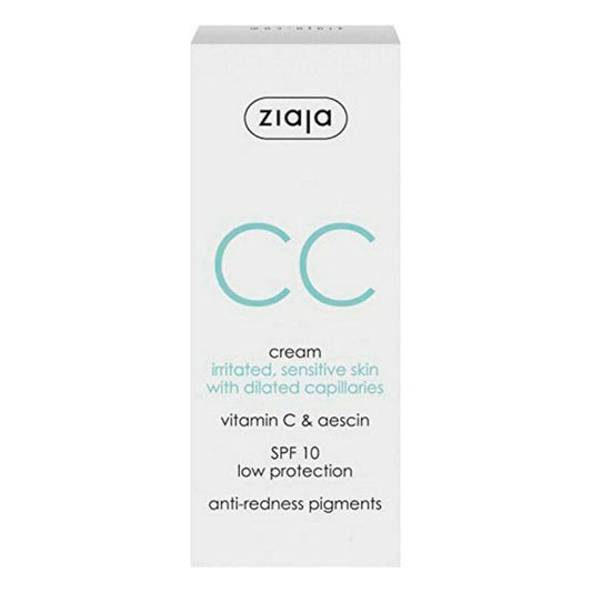 Crema Hidratante CC Cream Ziaja Cc Cream Spf 10 50 ml