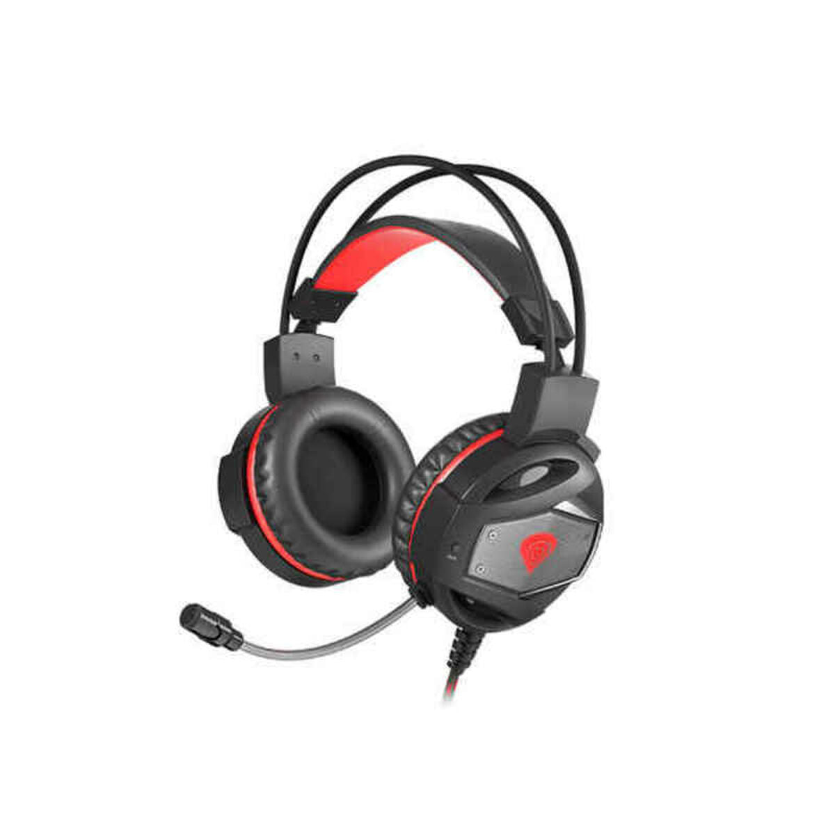 Headsets mit Mikrofon Genesis NSG-0943 Schwarz Rot Rot/Schwarz