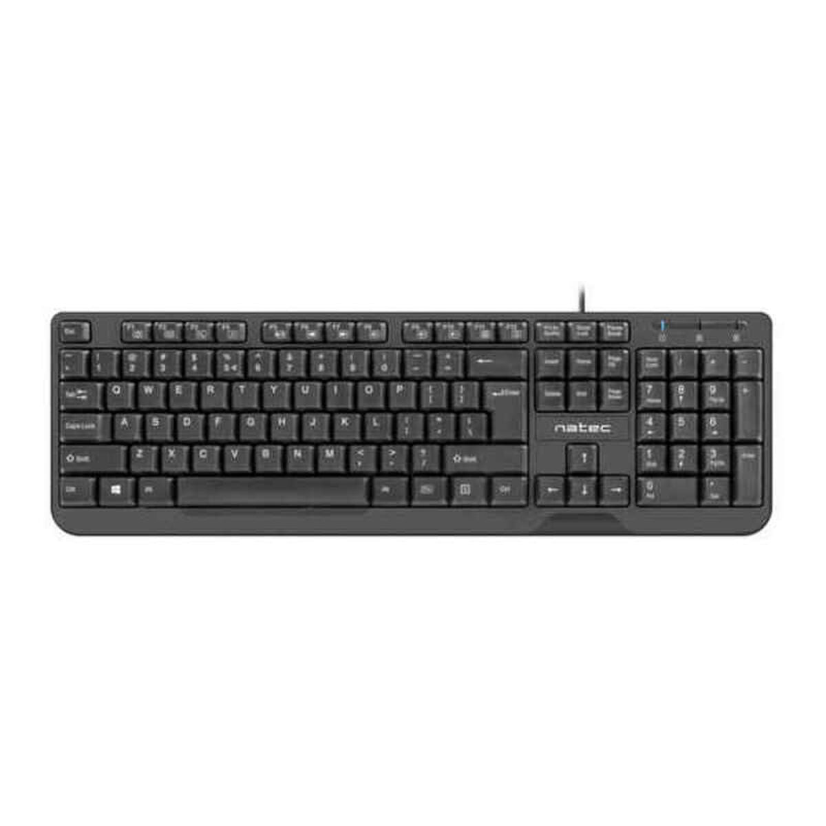 Clavier Natec NKL-1720 Noir Espagnol