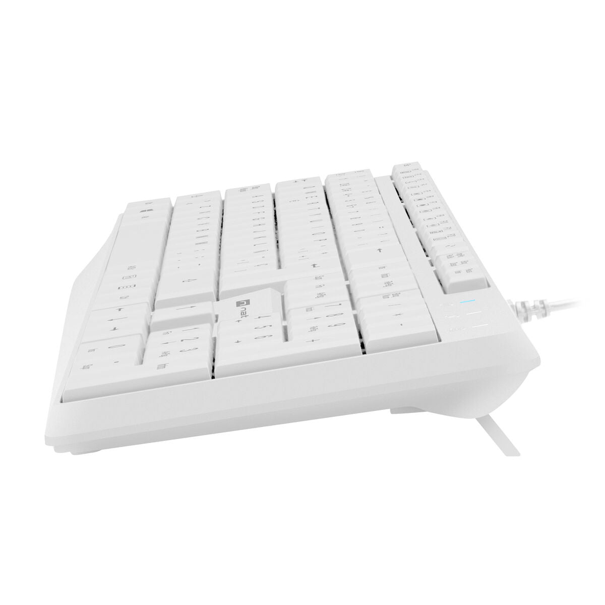 Natec NAUTILUS SLIM spanische Qwerty-Tastatur