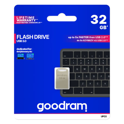 Pendrive GoodRam Executive Grey Silver 32 GB