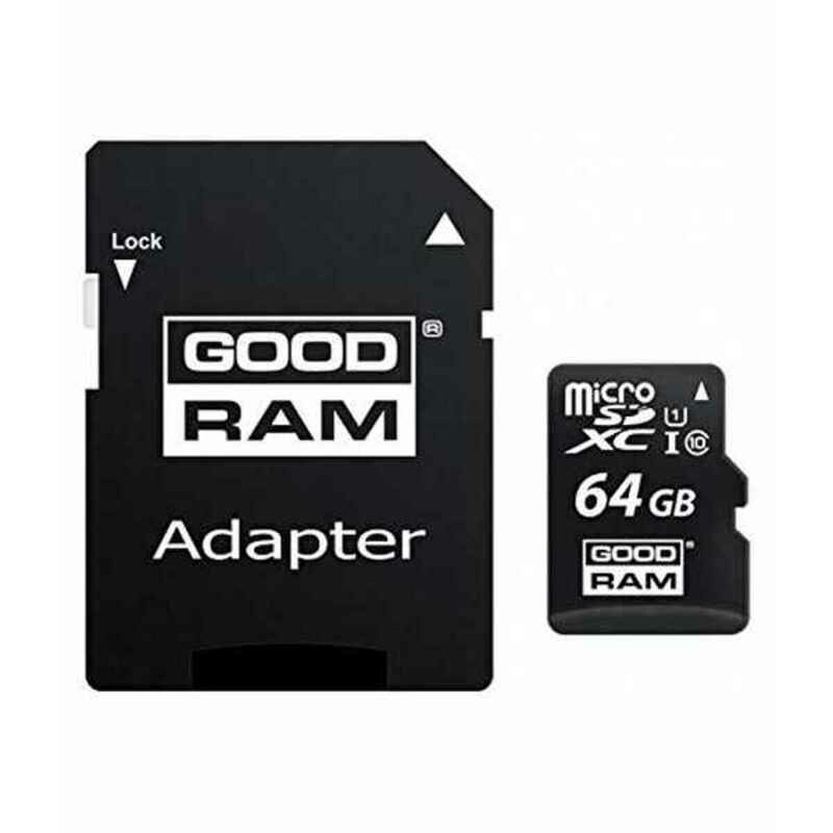 Tarjeta de Memoria Micro SD con Adaptador GoodRam UHS-I Clase 10 100 Mb/s