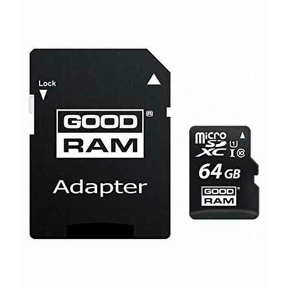 Carte Mémoire Micro SD avec Adaptateur GoodRam UHS-I Cours 10 100 Mb/s