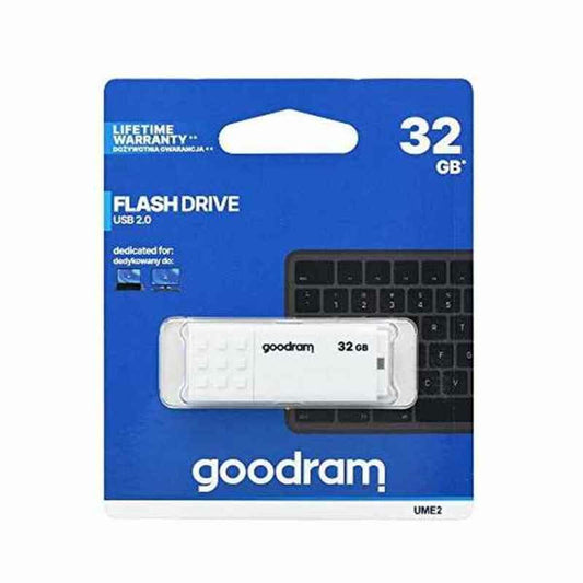 Clé USB GoodRam UME2-0320W0R11 5 MB/s-20 MB/s Blanc 32 GB
