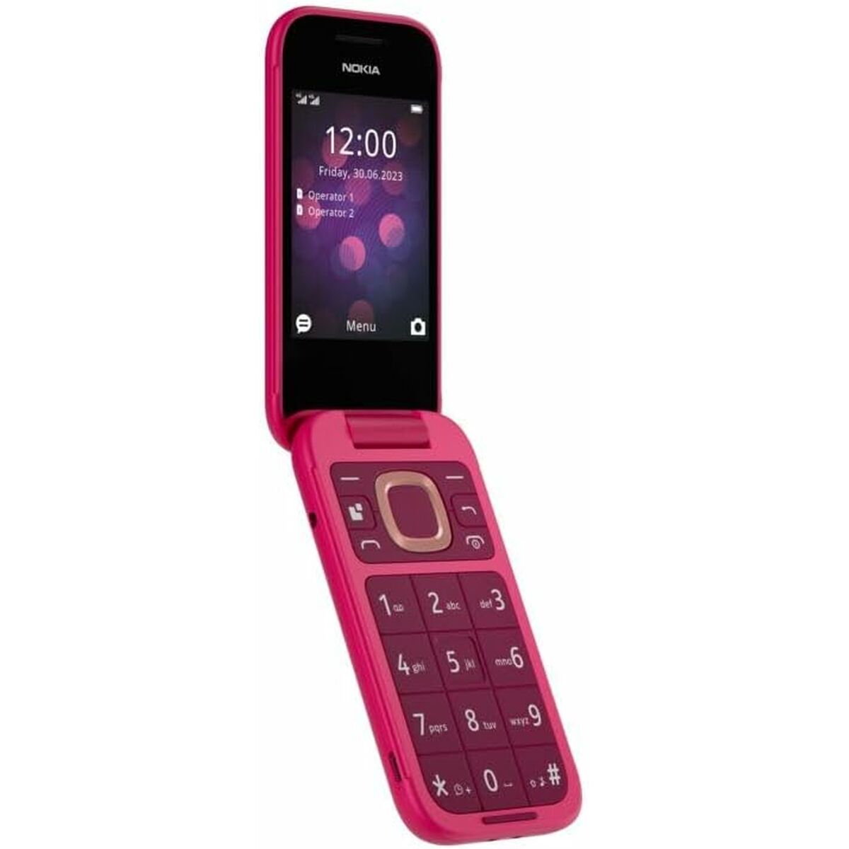 Teléfono Móvil Nokia 2660 FLIP Rosa 2,8" 128 MB